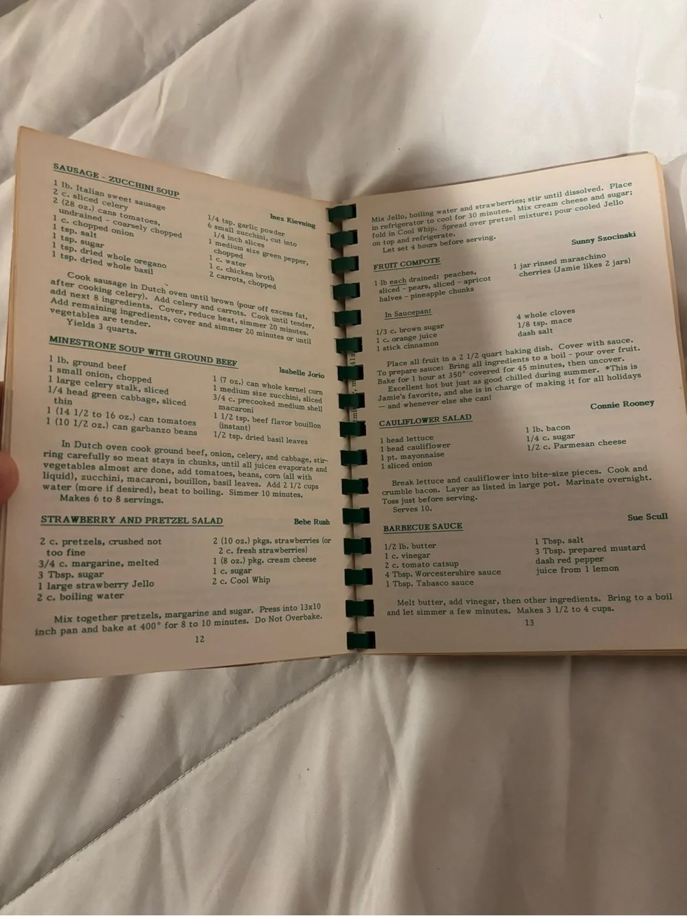 Thank Heaven for Home Made Cooks Recipe Book - Spiral book- great recipes!